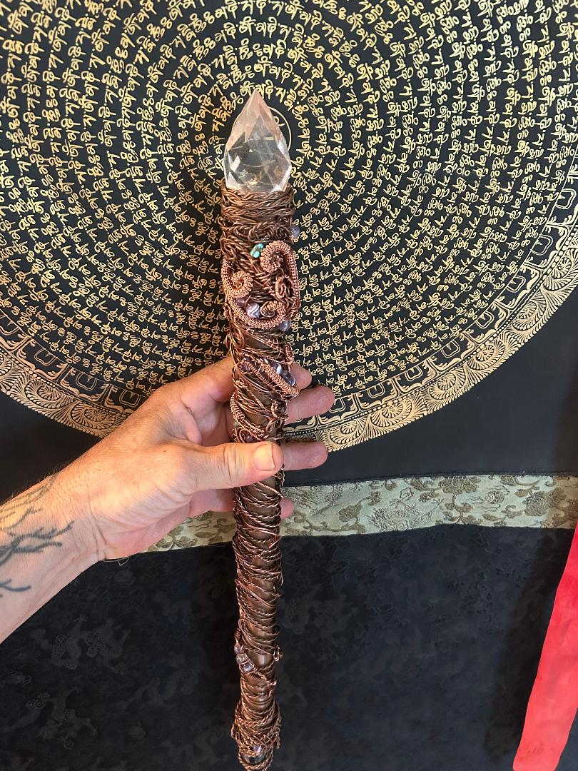 quartz crystal wand of unlimited joy