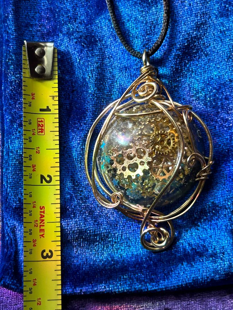 orgonite pendant